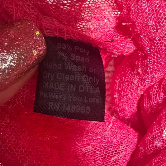 NWT EastnWest Label x Free People Pink Sequin Shorts xs - Picture 6 of 9